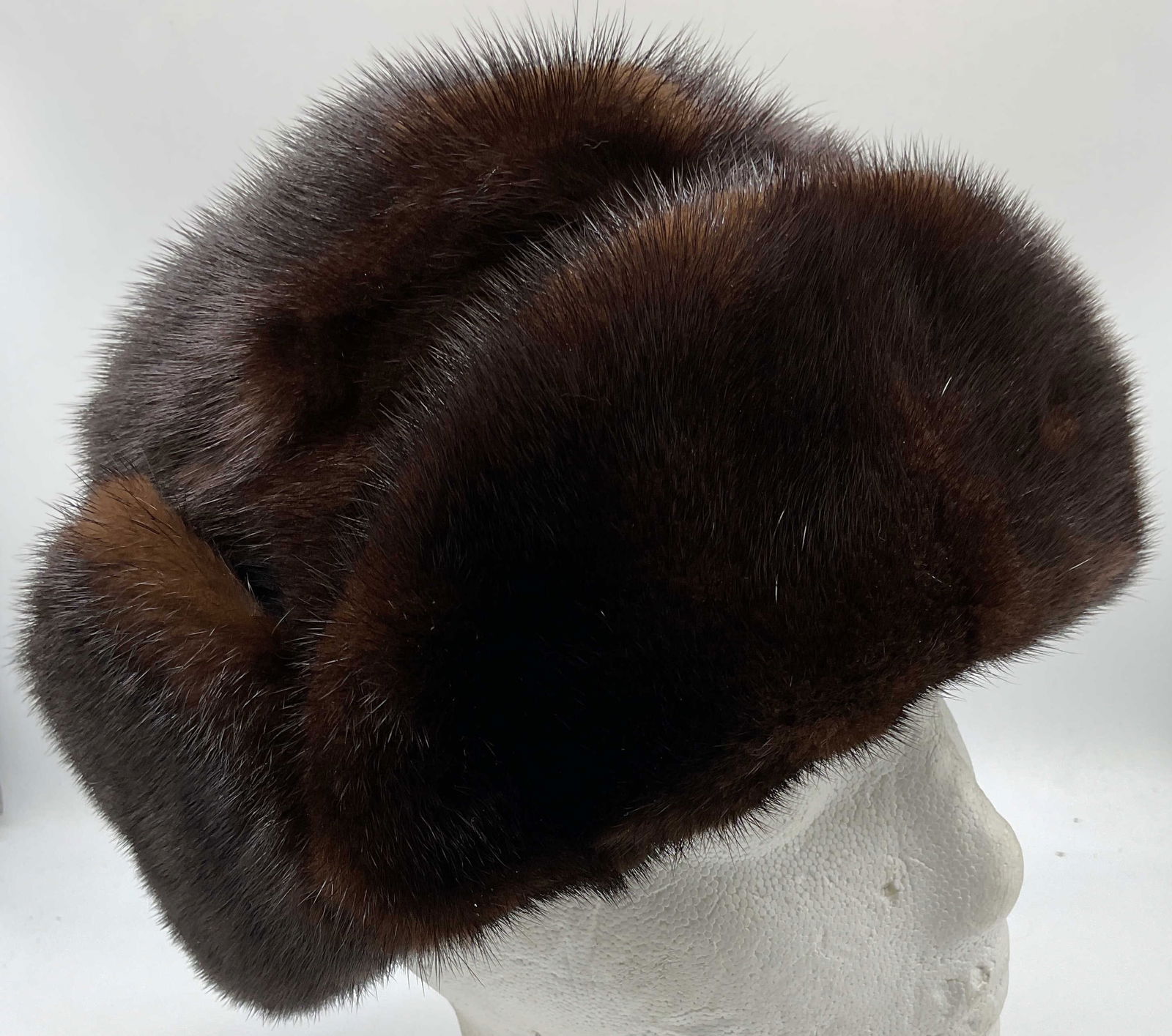 Vintage Truesdell Brown Mink Fur Hat (1 of 6)