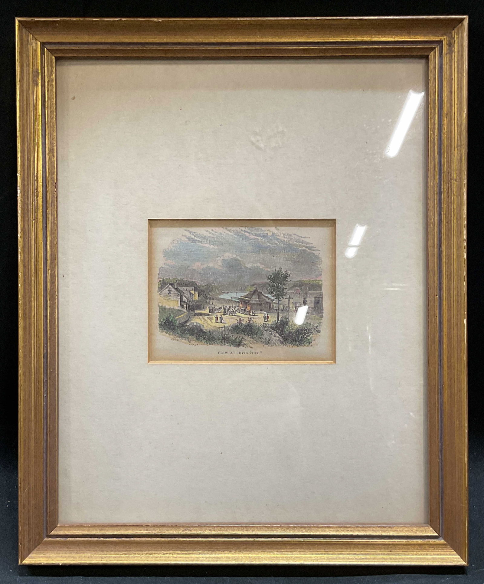 Antq B J Lossing Irvington New York Etching 1866 (1 of 6)