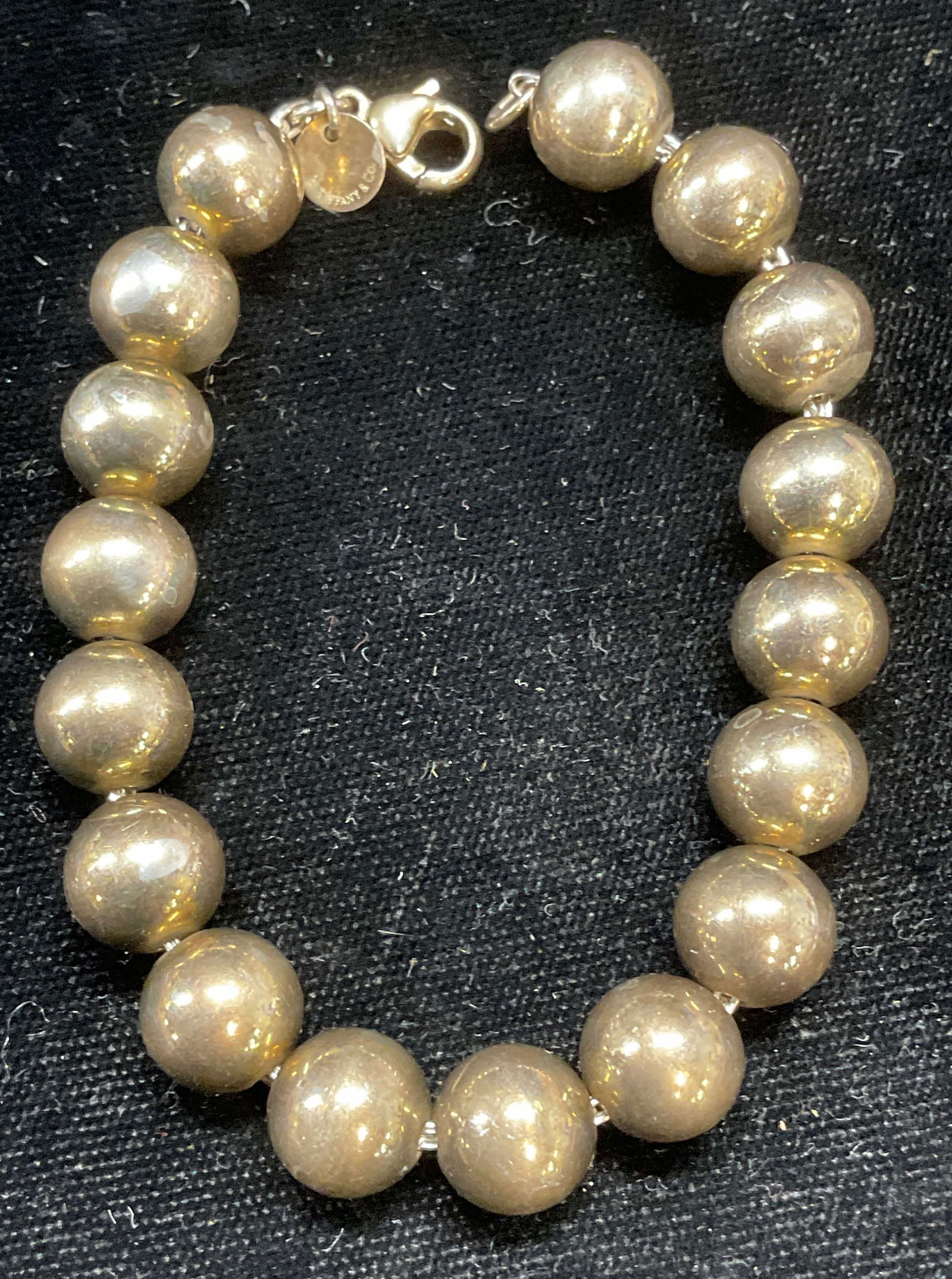 Tiffany & Co Sterling Silver Beaded Bracelet (1 of 6)