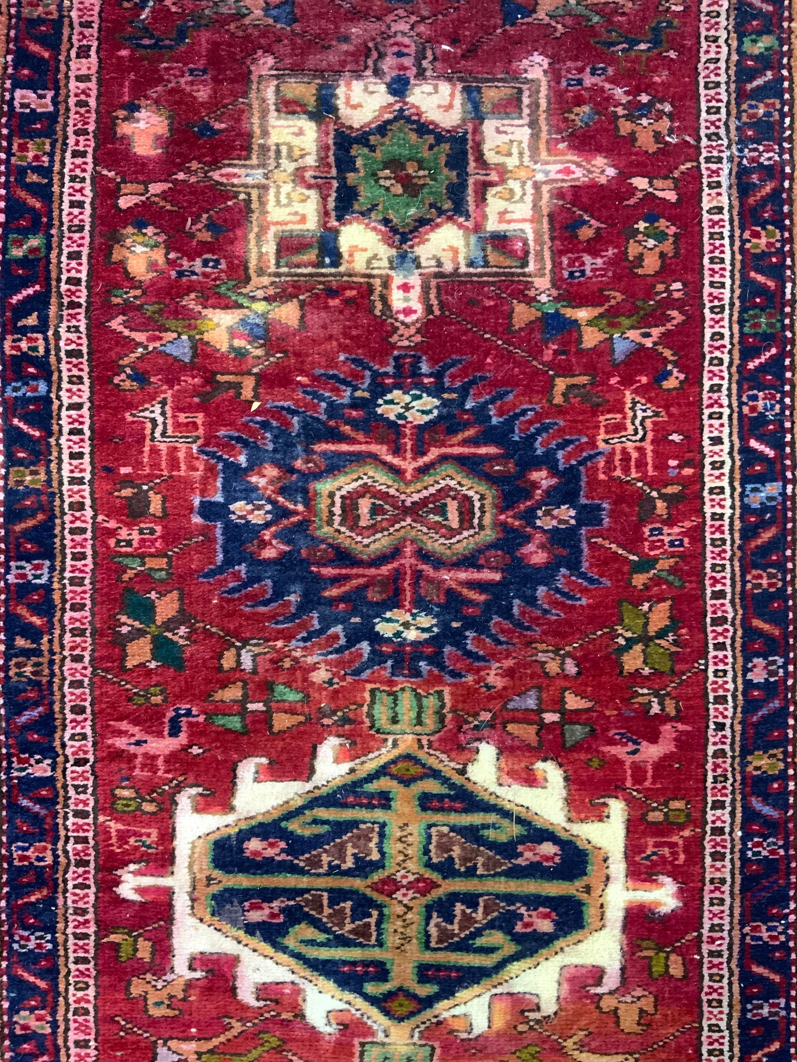Vintage Handmade Wool Persian Runner (1 of 8)