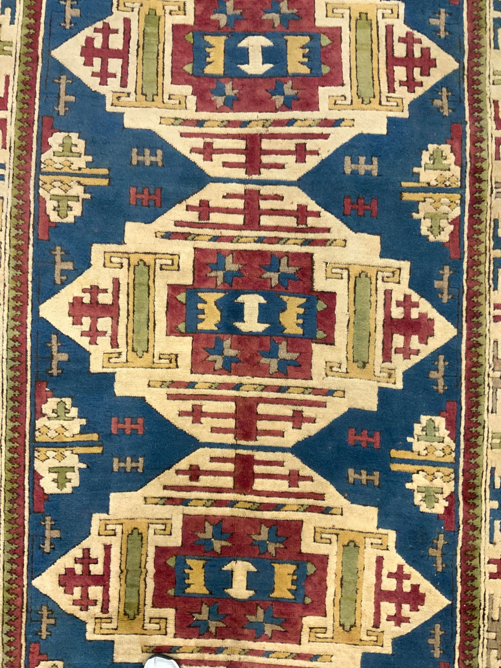 Vintage Handmade Turkish Wool Area Rug W Fringes (1 of 9)