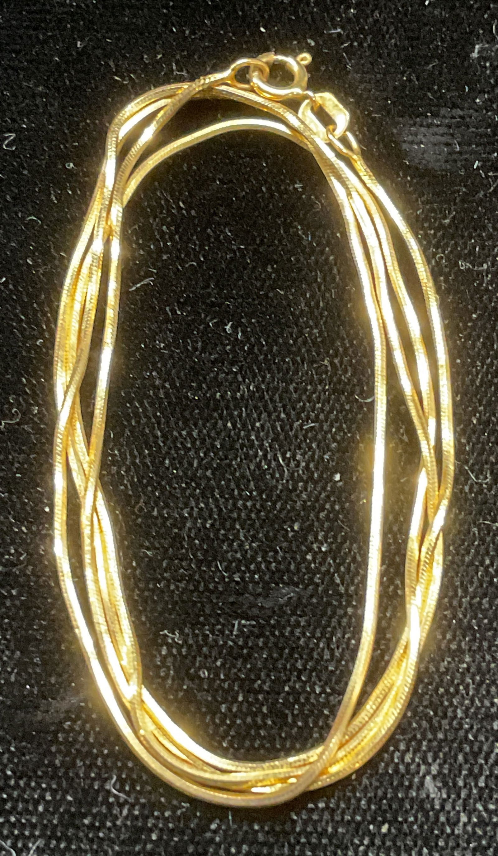 Vior 14k Yellow Gold Chain Necklace, Italy (1 of 6)