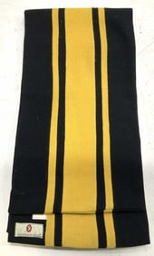 San Francisco Yellow Striped Wool Scarf ENGLAND