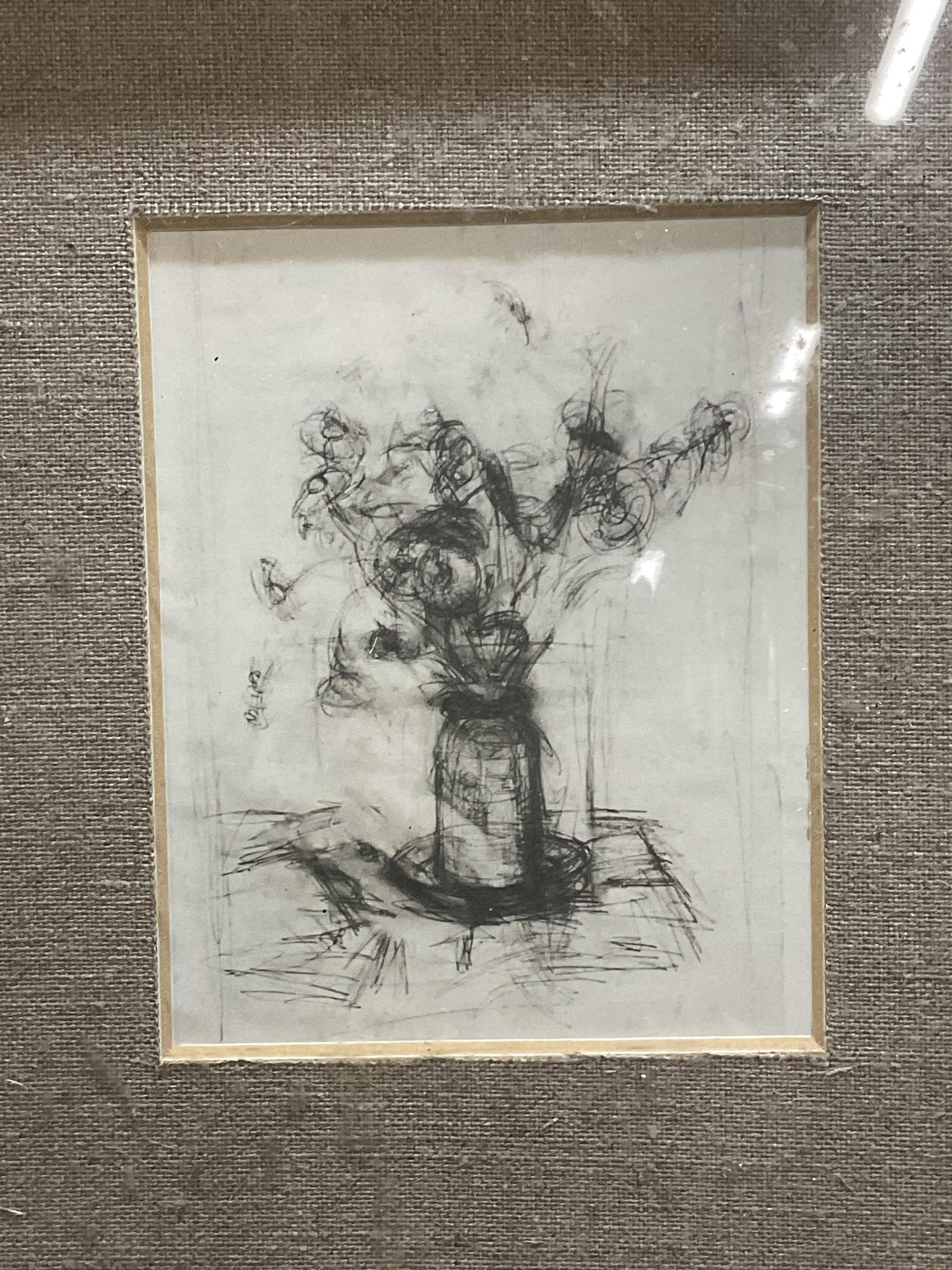 Framed Still Life Flowers in Vase Lithograph (1 of 6)