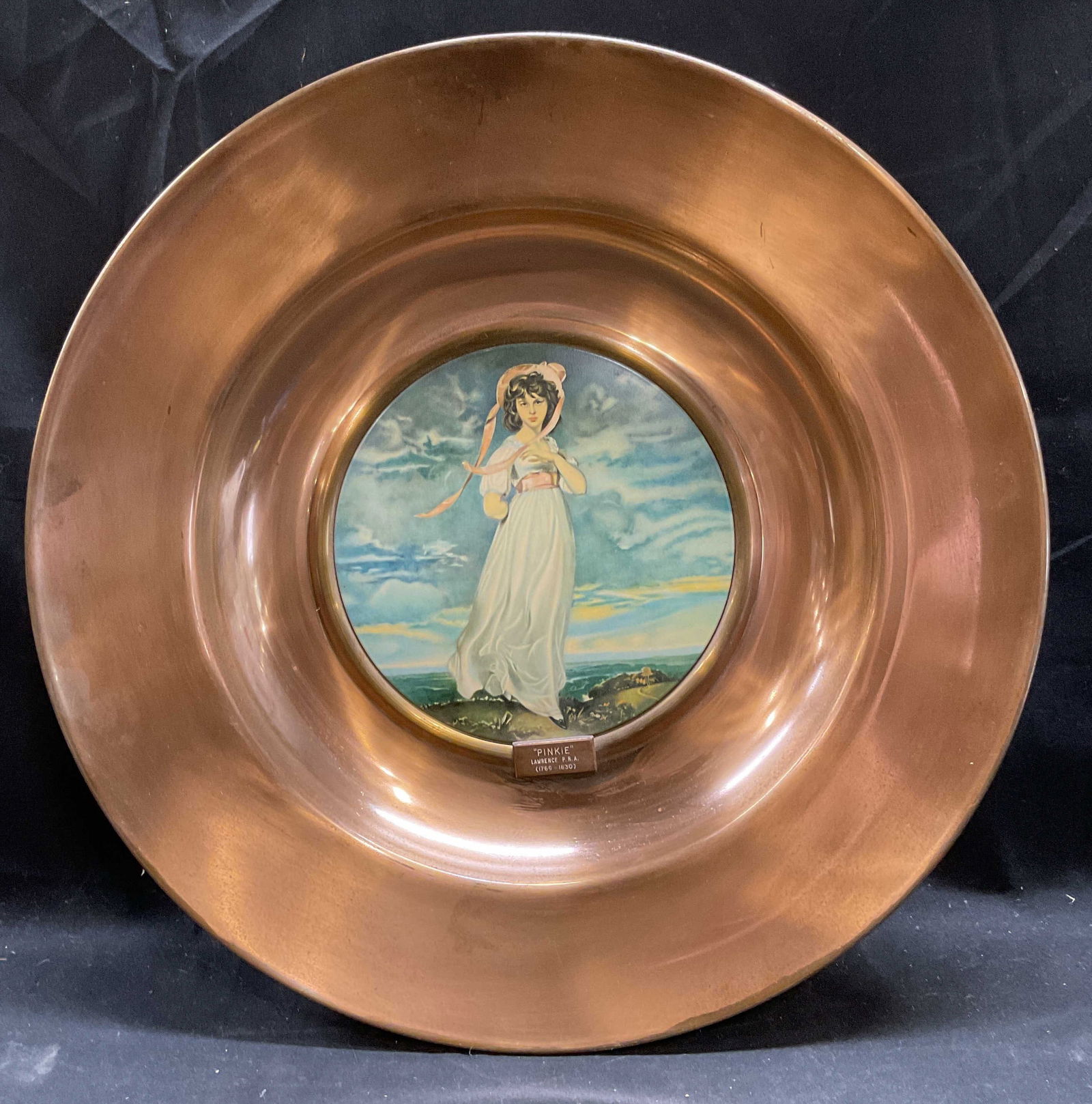 Lawrence PRA Pinkie Copper Plaque England (1 of 6)