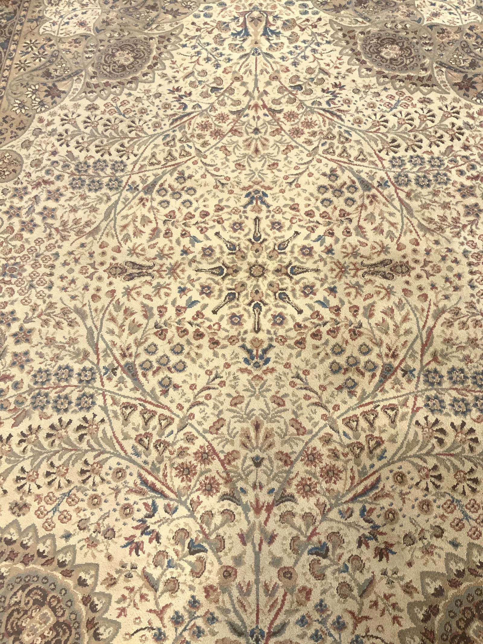 Vintage Fringed Oriental Rm Sz Wool Area Rug (1 of 9)