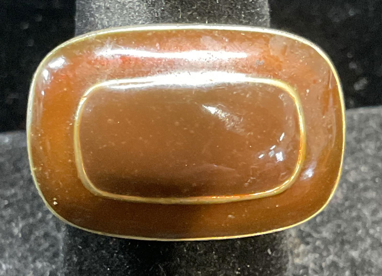 Vintage Silver Tone Enameled Ring (1 of 6)