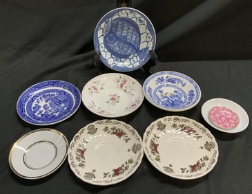 9 Floral Tableware, Spode England Pieri Imports+