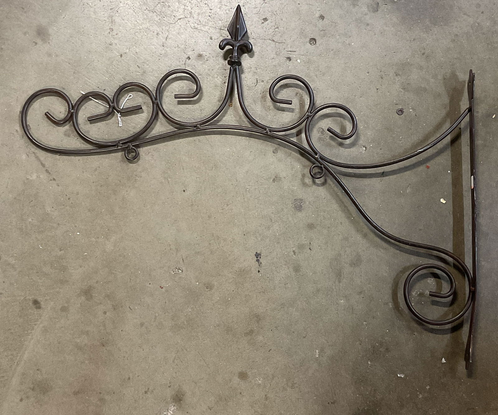 Vintage Patina Metal Scroll Hanging Sign Bracket (1 of 6)