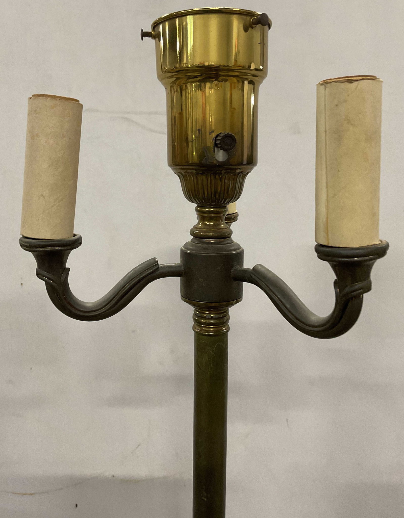 Antique Herco Art 4 Arm Brass Floor Lamp (1 of 7)