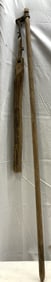 Antique Grain Flail Threshing Wooden Farm Tool 4ft