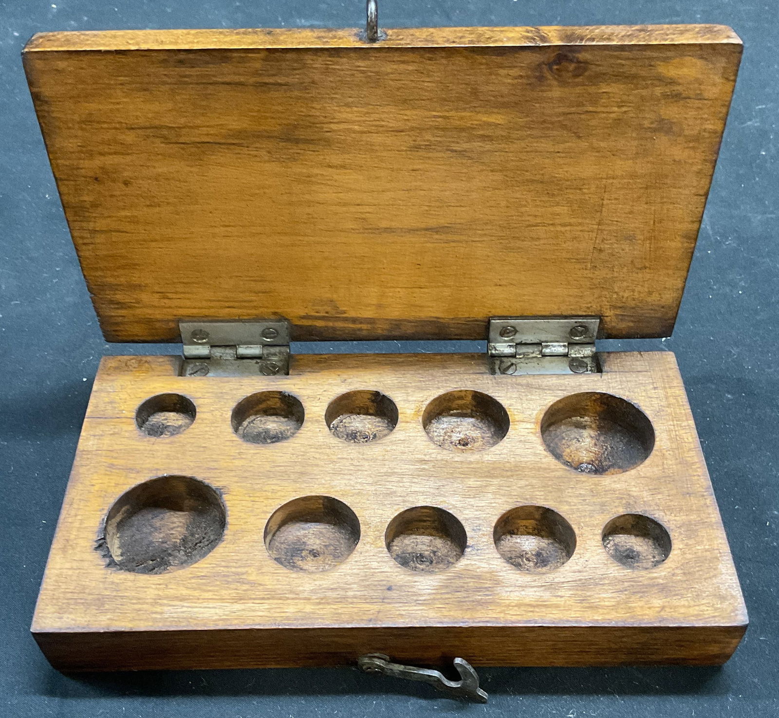 Vintage Wood Scale Weight Box (1 of 6)