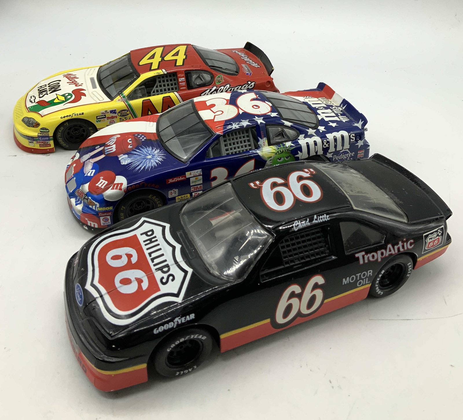 Lot 3 NASCAR 1990-2000s 1:64 Die-Cast Metal Cars (1 of 10)