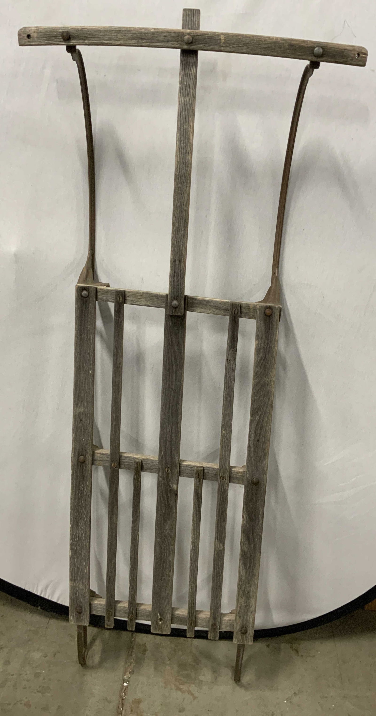 Vintage Wood & Metal Sled 60in (1 of 7)