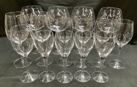 Lot15 Assort. Stemware Wine Glasses BORMIOLI ITALY