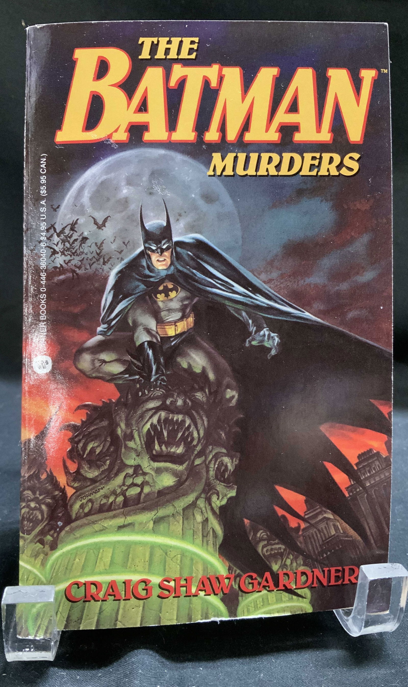 1990 The Batman Murders 1st Printing Bk GARDNER (1 of 6)