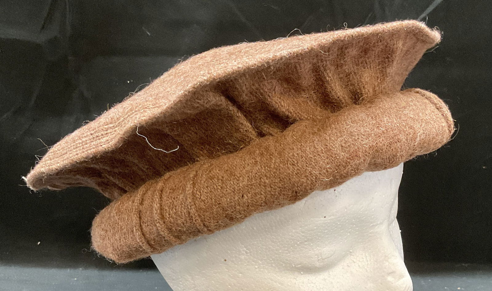 Tan Wool Rolled Hat, Pakistan (1 of 6)