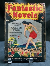 1940 Fantastic Illustr Nvl Golden Atom CUMMINGS