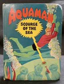 1968 Aquaman Scourge of the Sea Illustr Bk NEWMAN