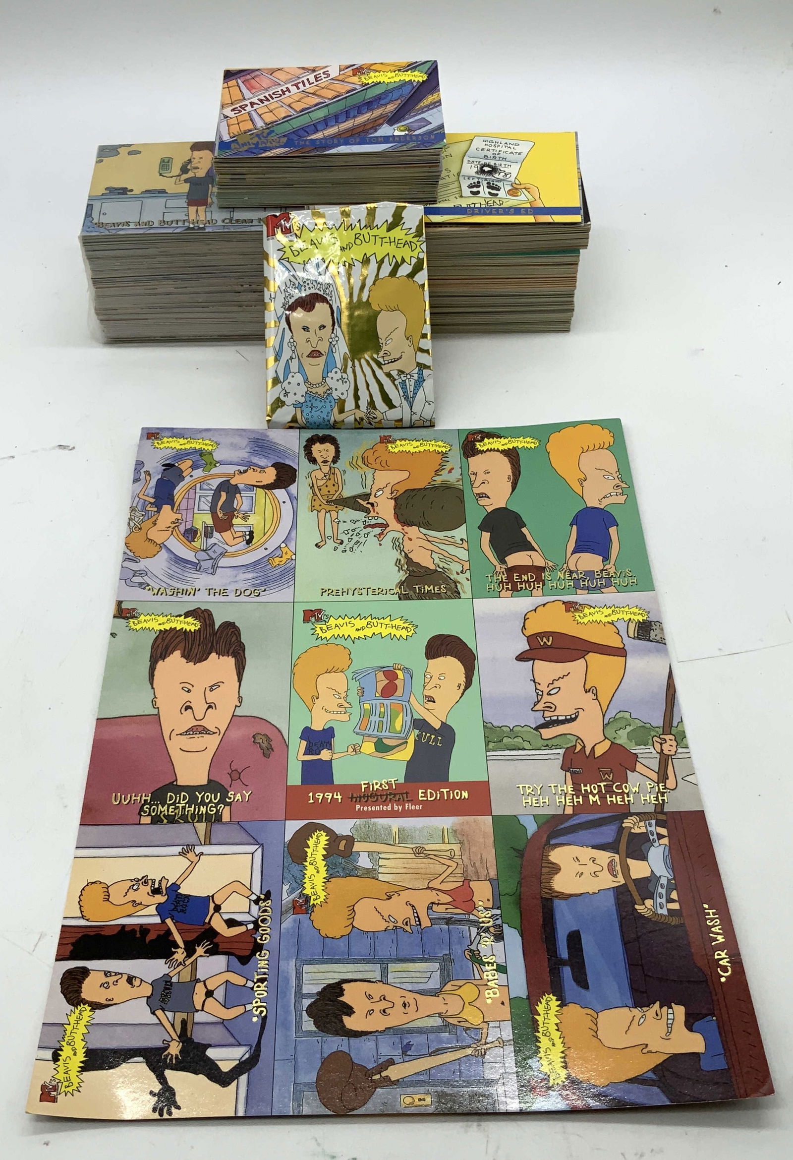 Lot 40+ 1990s MTVS Beavis & Butt-Head Trading Crds (1 of 9)