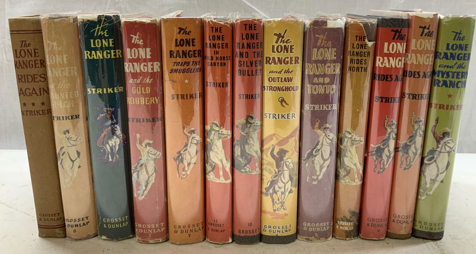 Lot 13 Lone Ranger Series Books 1930-1940s STRIKER (1 of 20)