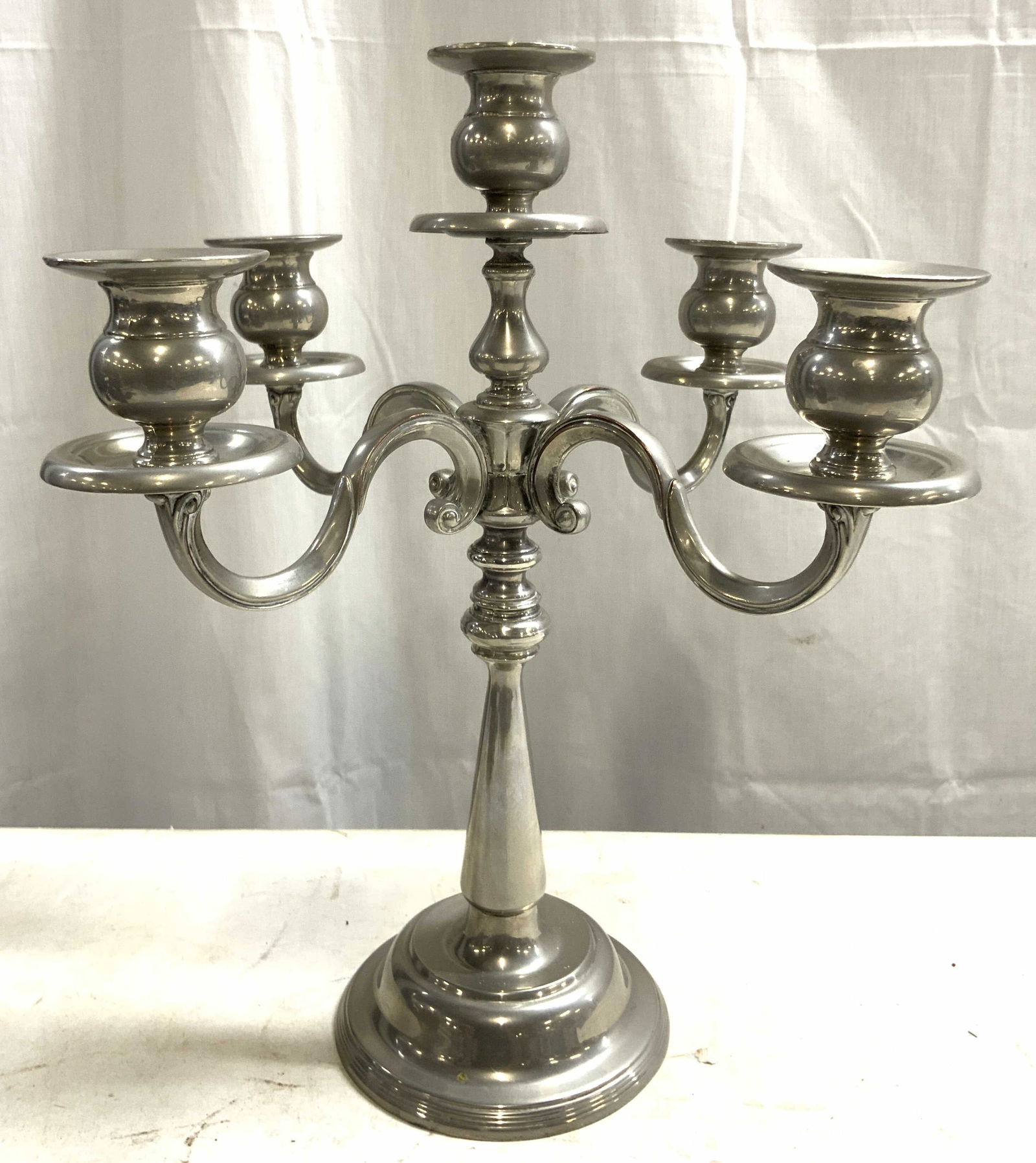 Vintage Silver Plated 5-arm Candelabra (1 of 9)
