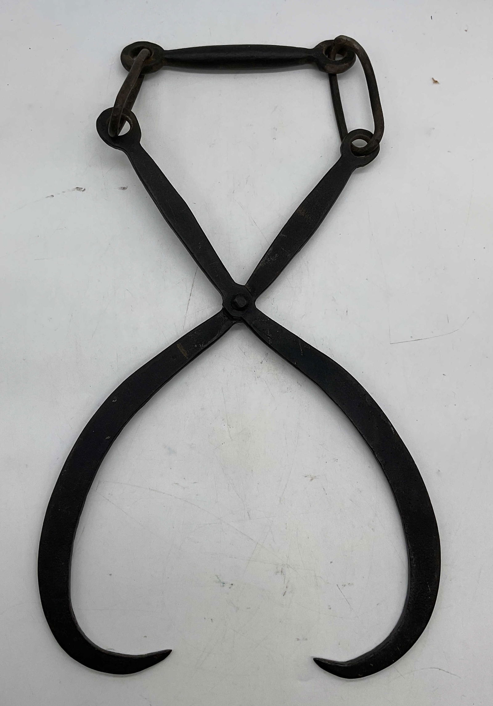 Antique Rustic Cast Iron Ice Block Tongs (1 of 6)