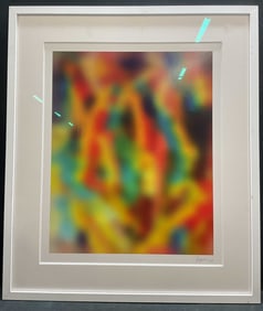 Sgnd Roberts Abstract Colorful Fine Art Print 2022