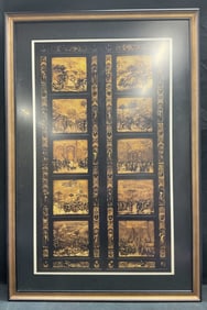 Framed Ghiberti Gates of Paradise Lithograph