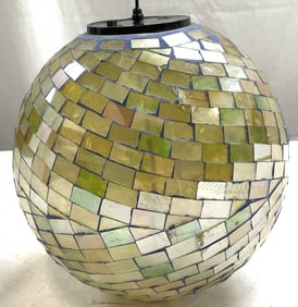 Hanging Glass Mosaic Ball Ceiling Ornament