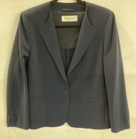 Max Mara Blue Blazer Jacket, Italy