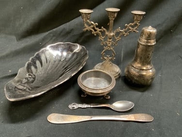 6 Vtg Tabletop Accessories Roson Varaflame Empire+