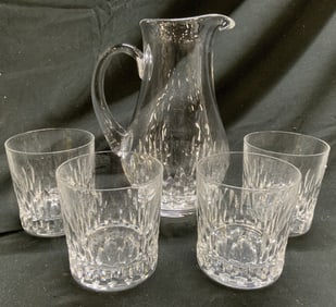CDA Set 5 Crystal Pitcher & Lowball Cocktail Glass