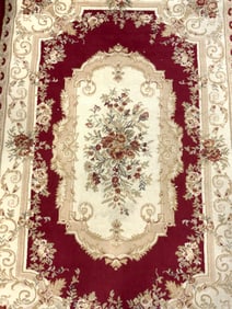 CLASSIC Aubusson Collection Oval Poly Rug TURKEY