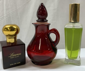 Lot 3 Ralph Lauren Spray Cologne & AVON Perfume +