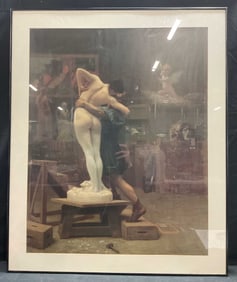 After Gerome Pygmalion & Galatea Lithograph