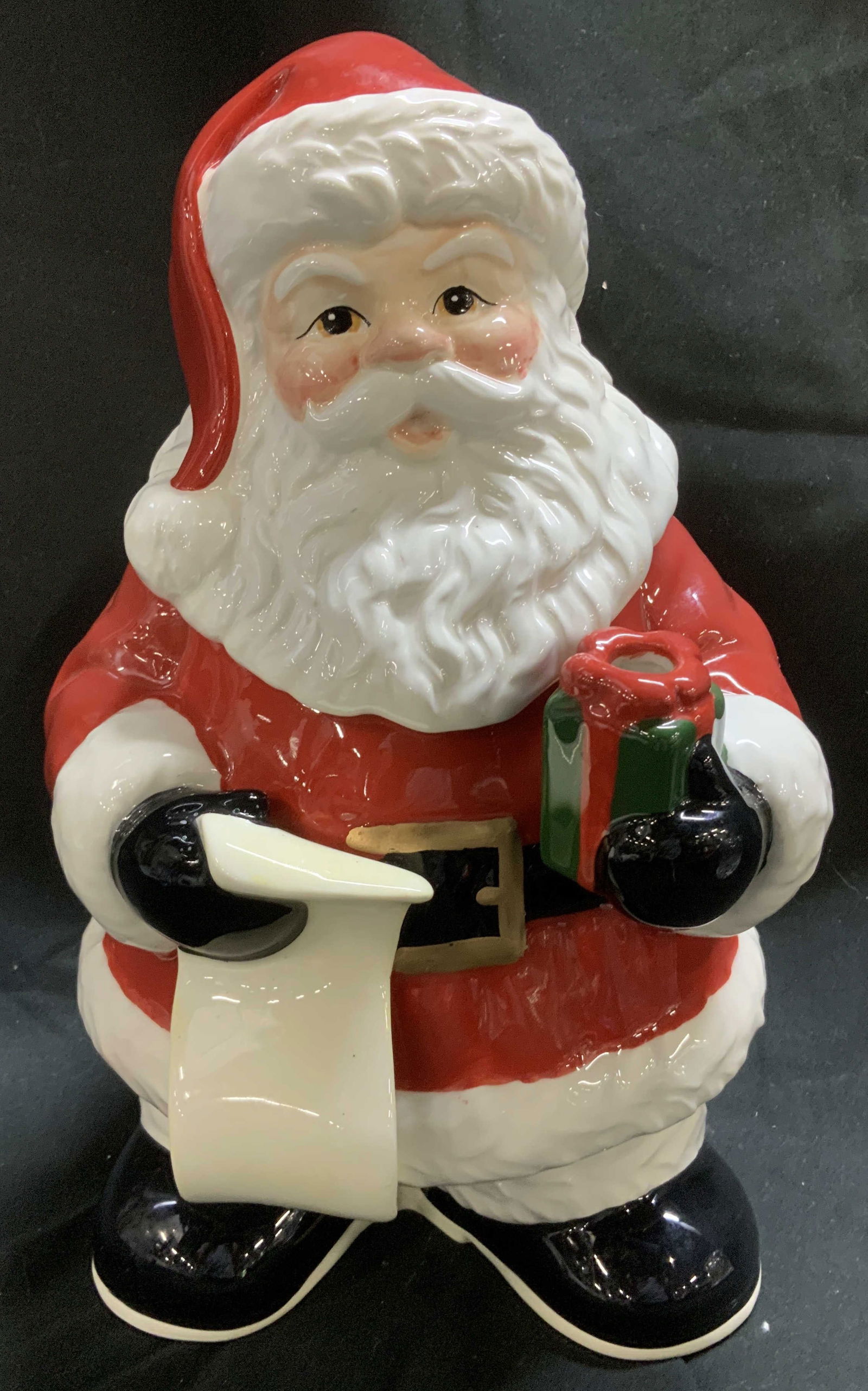 Fitz & Floyd Letters to Santa Ceramic Cookie Jar (1 of 7)