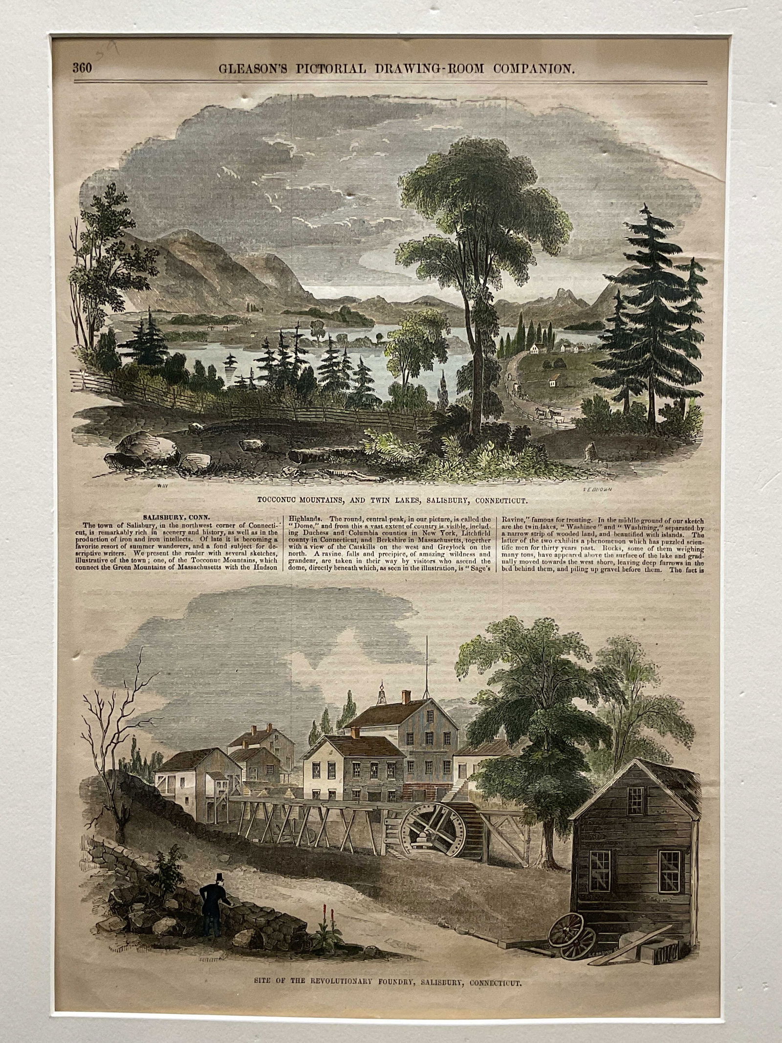 19th Cen Gleasons Drawing Room Engraving (1 of 6)