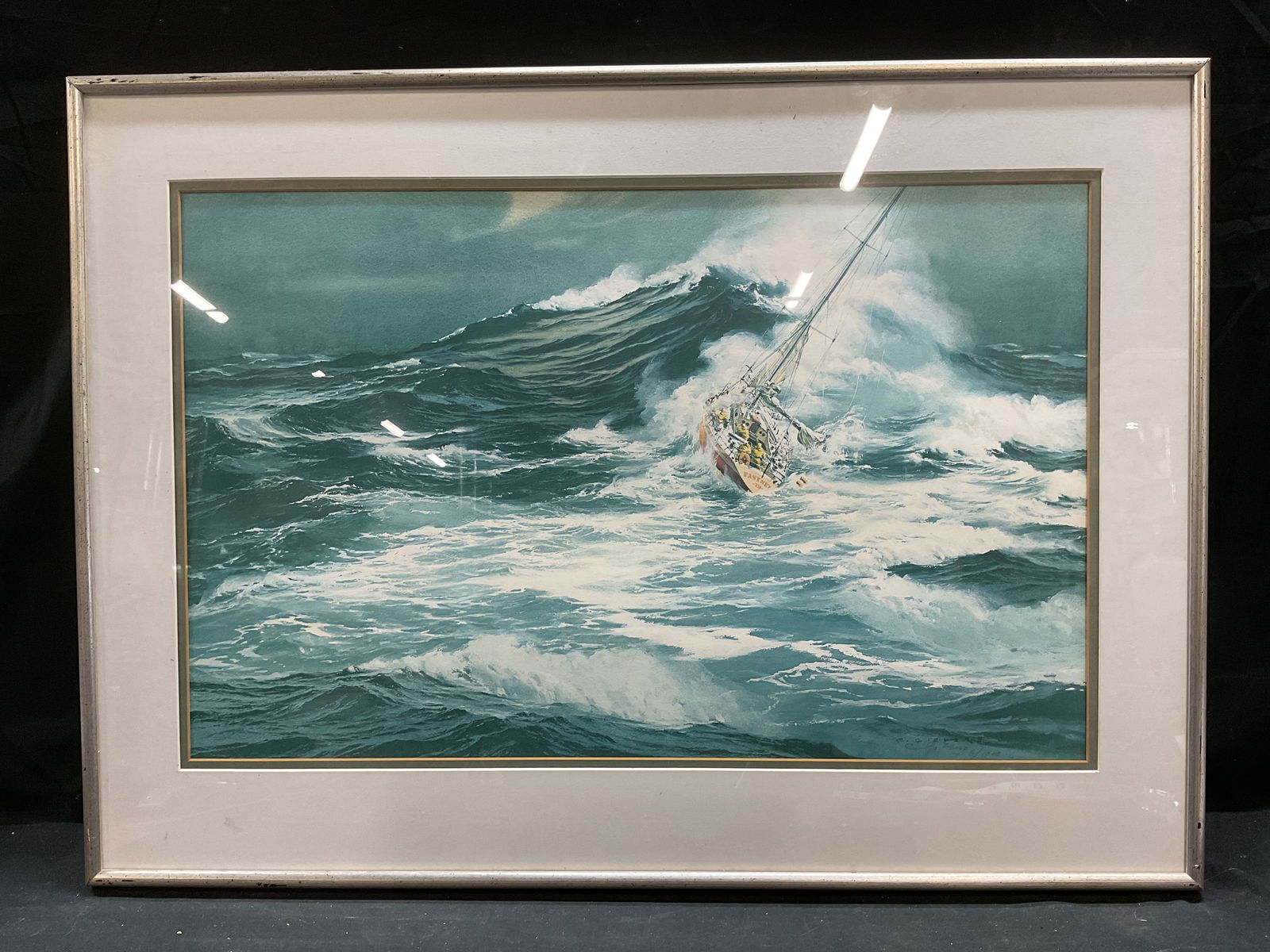 Signed Carl Evers Force Ten Survivor Lithograph (1 of 7)