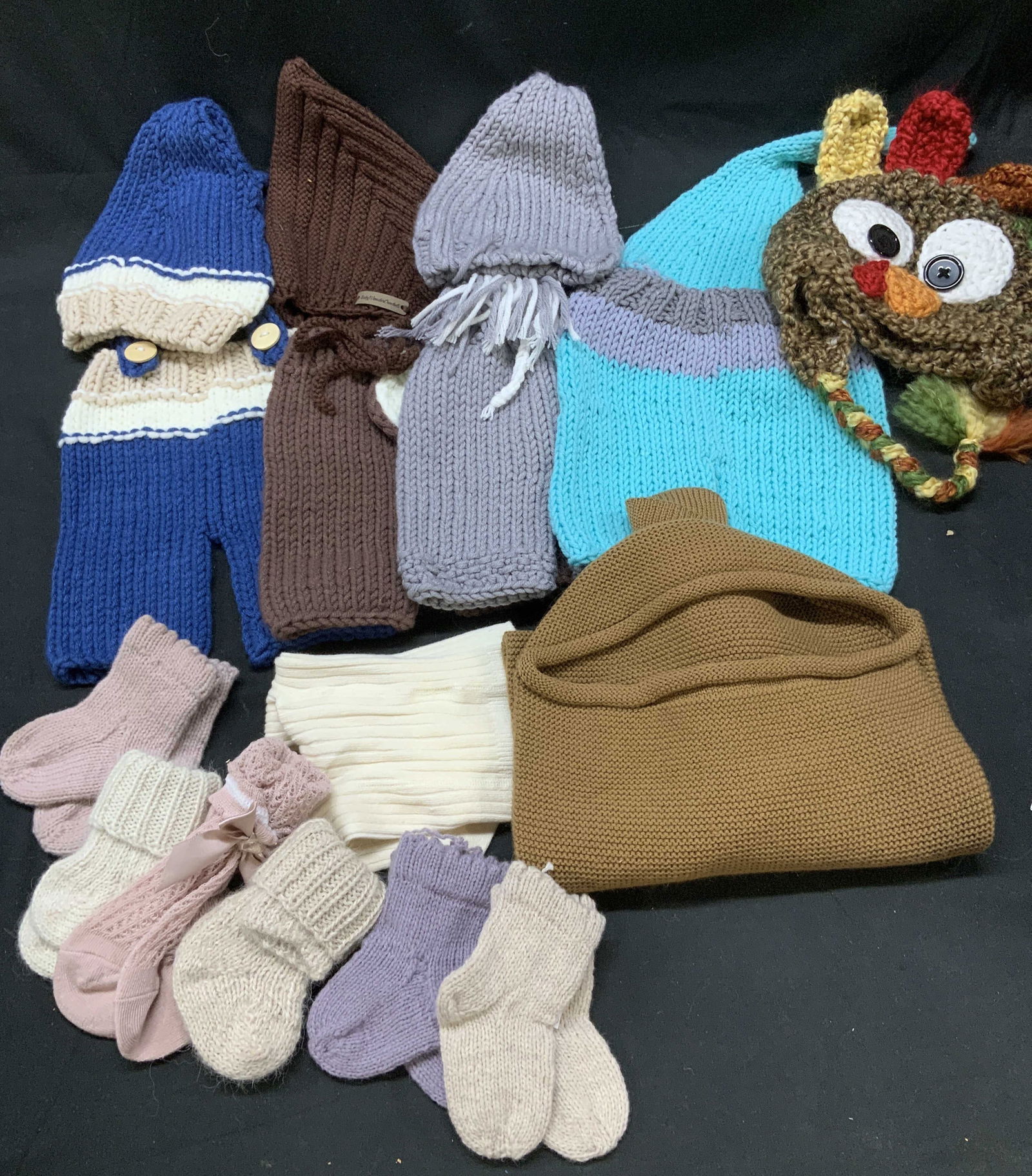 Lot 17 Crocheted New Born Baby Clothes JAMIE KAY+ (1 of 11)