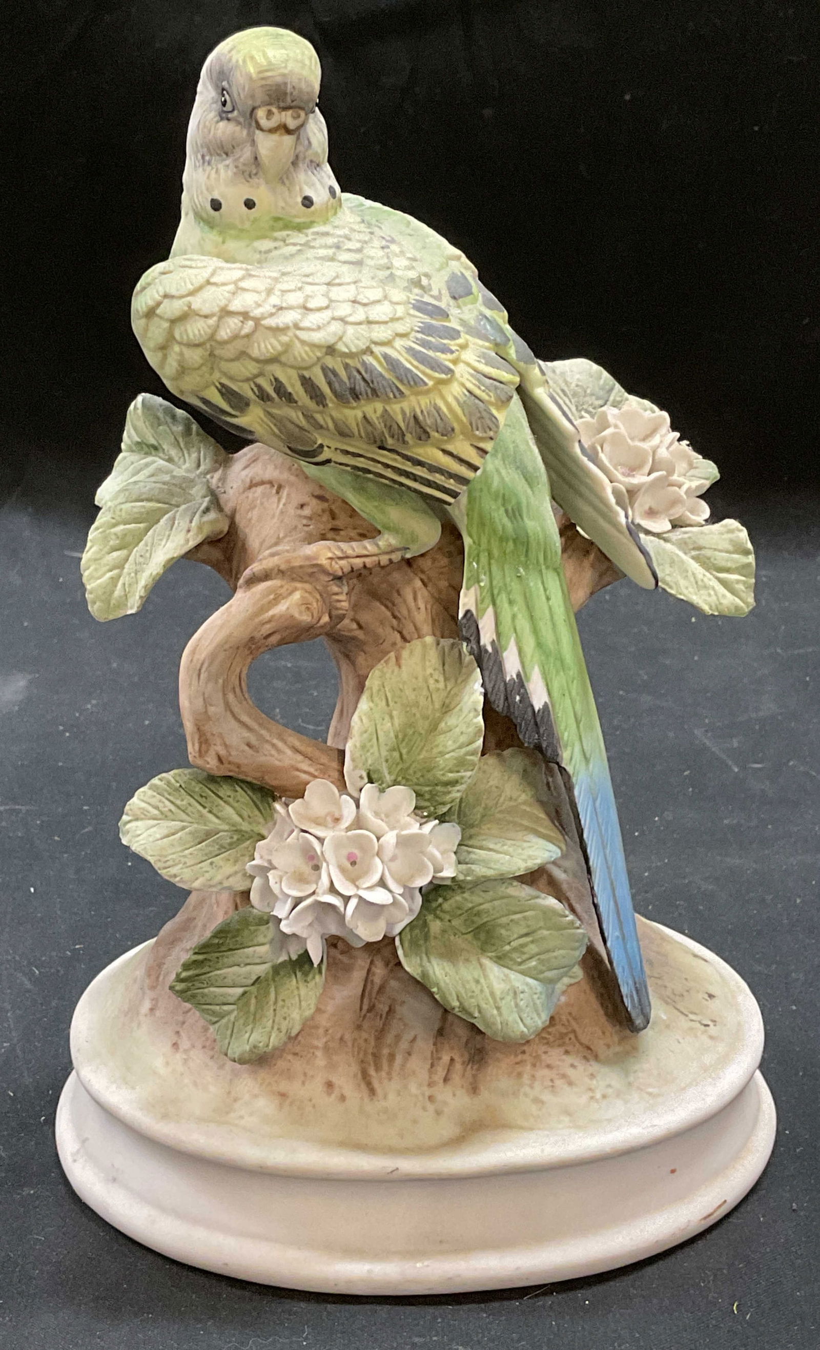 Vtg Andrea by SADEK Porcelain Parakeet Figurine (1 of 6)