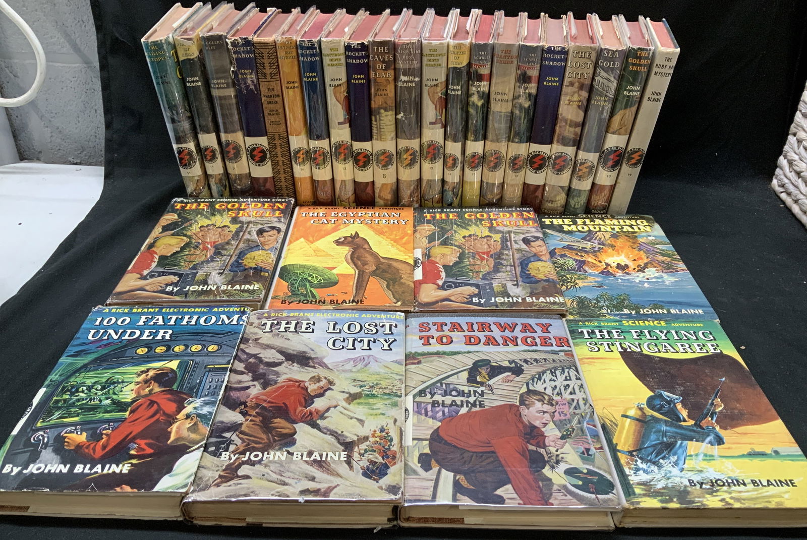Lot 20+ Rick Brant Series 1940-1960s Books BLAINE (1 of 17)