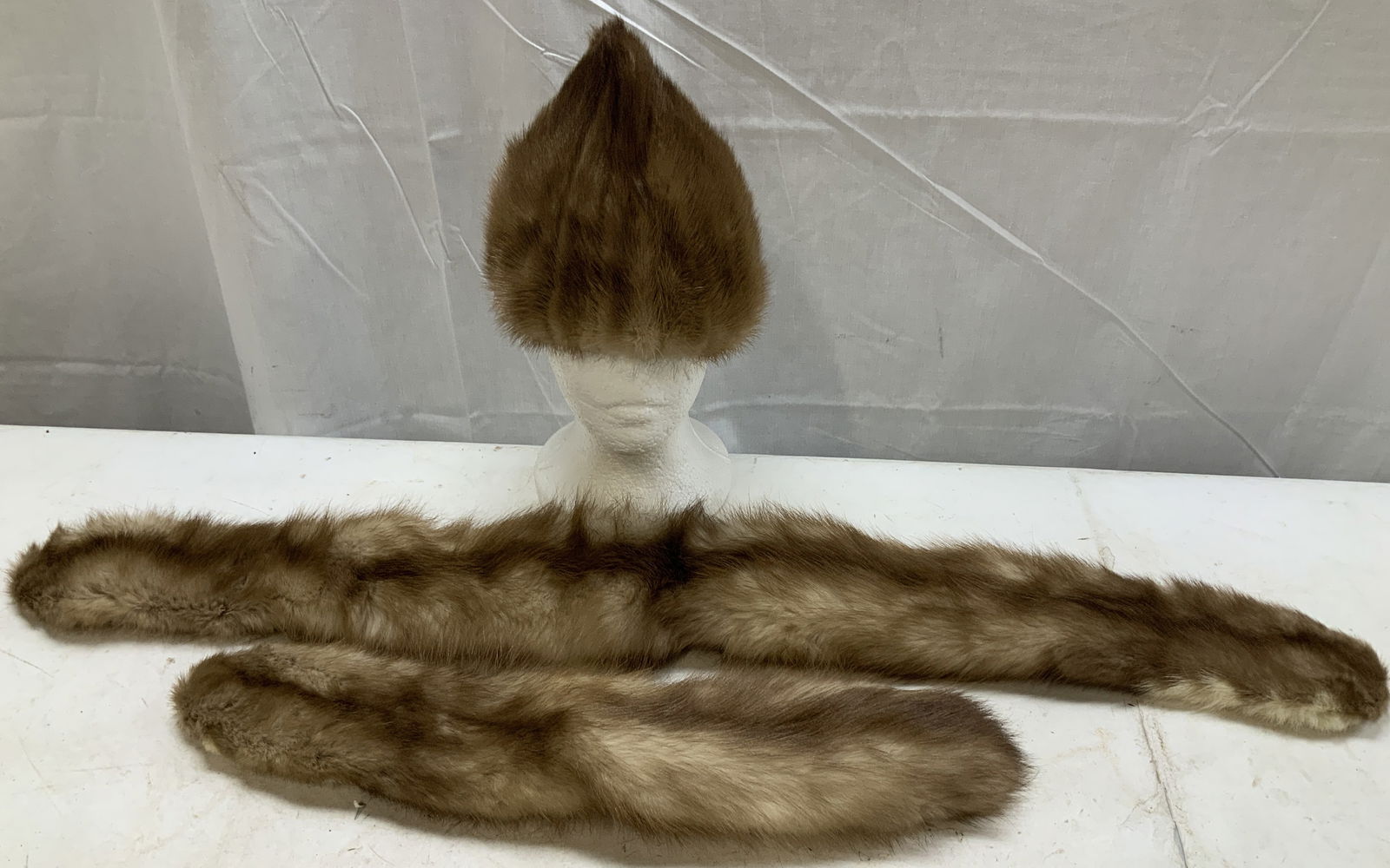 Lot3 Vntg Mink Fur Stoles & Hat Furs By Truesdell+ (1 of 9)