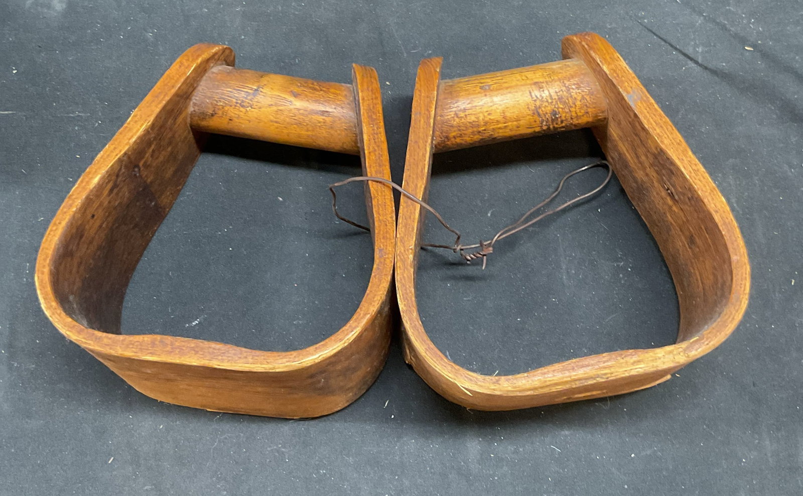 Pair Vintage Wooden Equestrian Horse Stirrups (1 of 6)