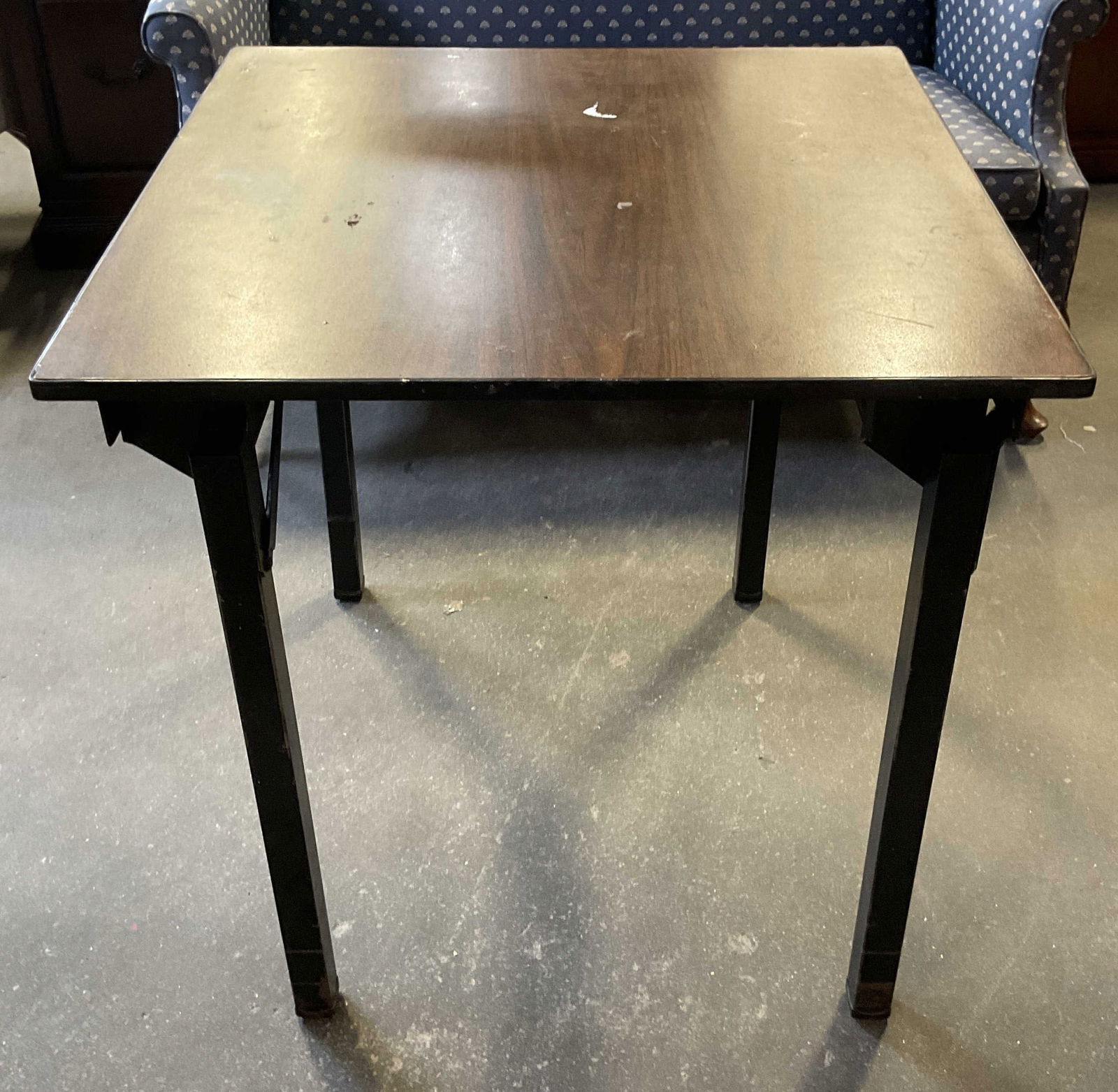 Vtg Howe Furniture Faux Wood Folding Table USA (1 of 7)