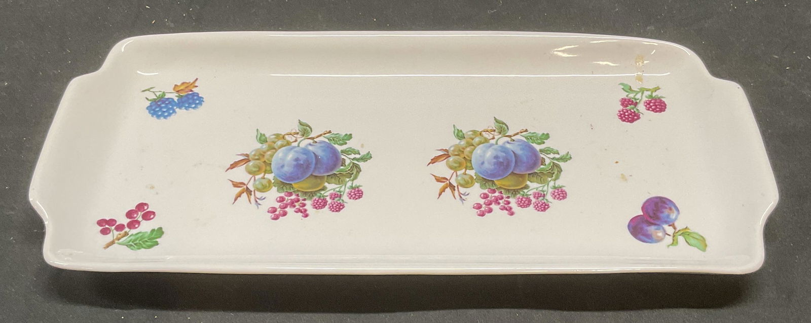 Vtg NAAMAN Porcelain Fruit Platter, Israel (1 of 6)