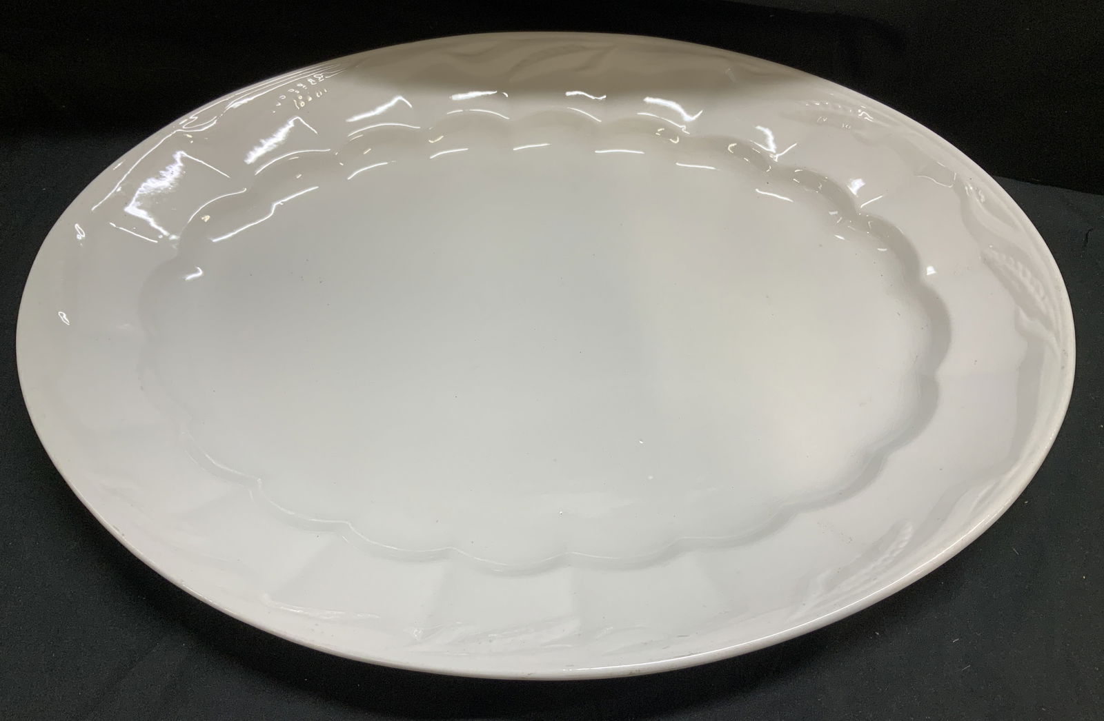 Antq WM Adams & Sons Ironstone Serving Platter ENG 20i (1 of 7)