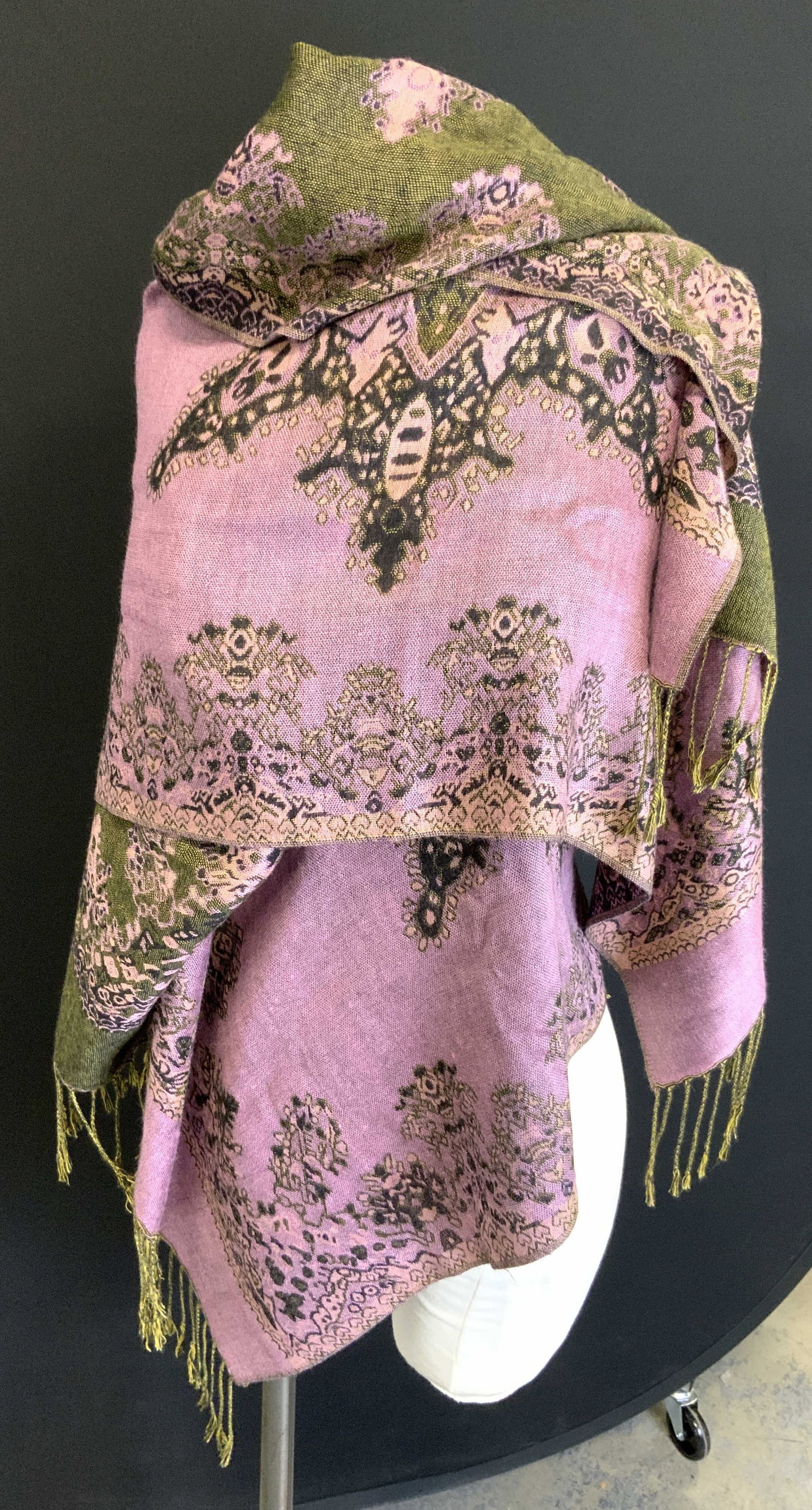 Fringed Pashmina Womens Scarf (1 of 6)