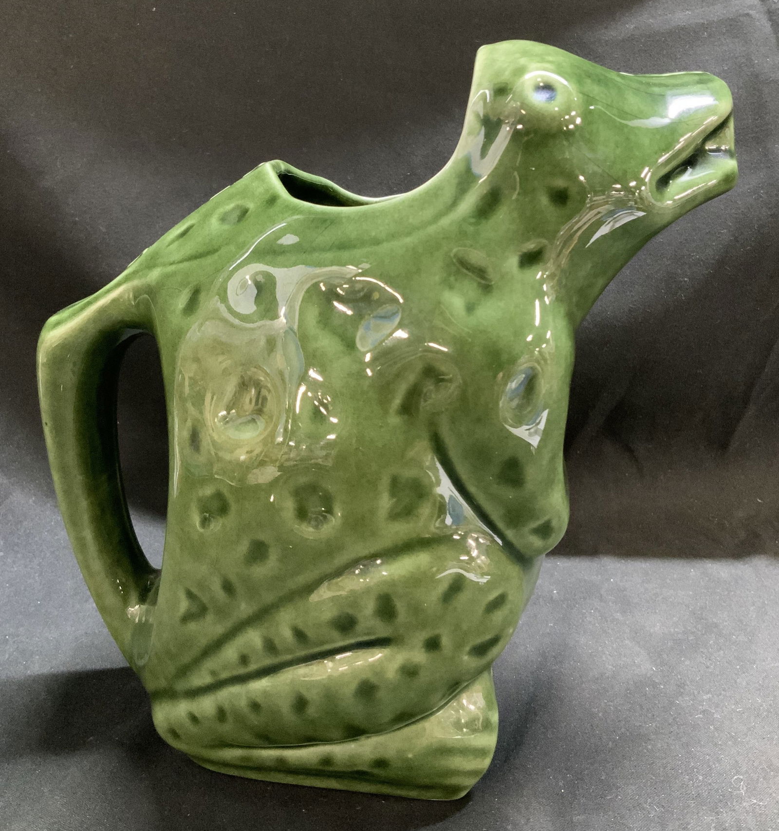 Vntg Restoration Hardware Frog Pitcher PORTUGAL (1 of 7)