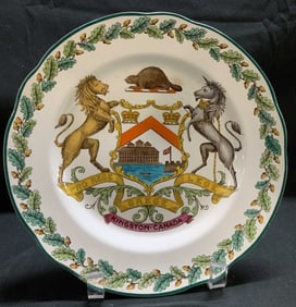 Vntg Wedgwood Coat of Arms Plate ENGLAND
